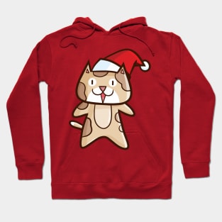 Kawaii creme christmas cat Hoodie